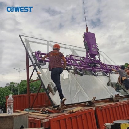 1500kgガラス用の油圧回転リフター