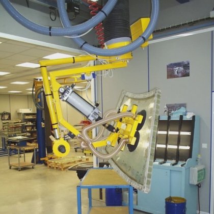 タイル90度真空チューブリフター