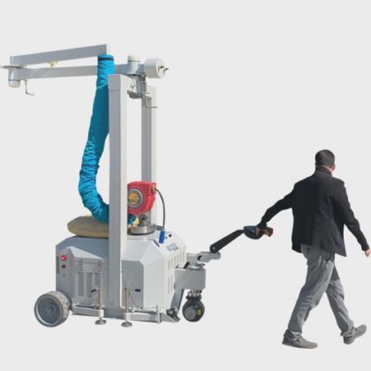 自発的な折りたたみクレーンを備えた真空チューブリフター