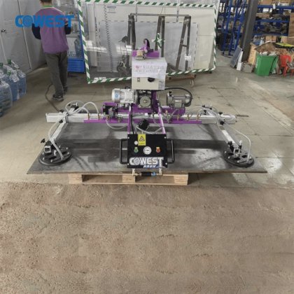 ガラス設置用の電動チルトリフター