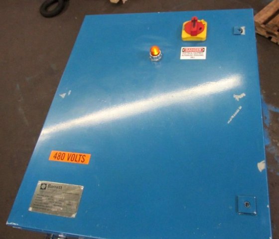 Barrett 402-E Späneschleuder.