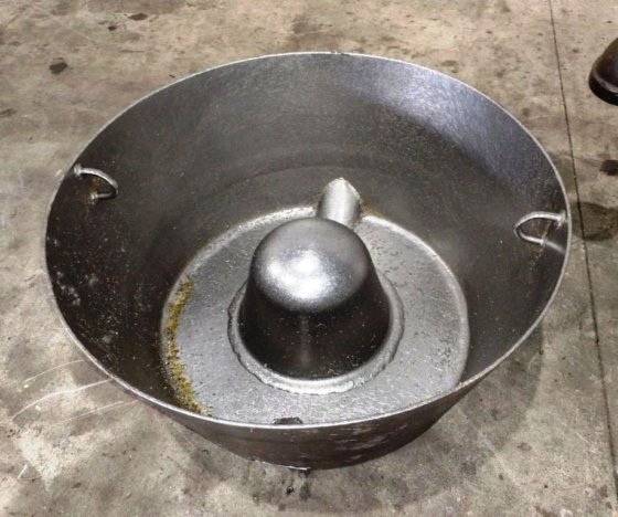 Chip-Spinner vom Trägertyp Barrett 1200-E.