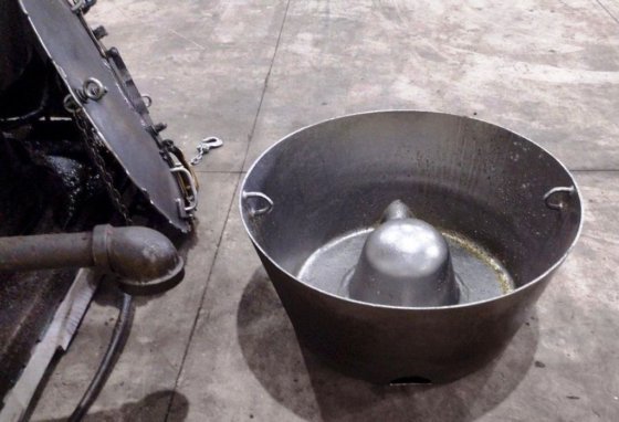 Chip-Spinner vom Trägertyp Barrett 1200-E.