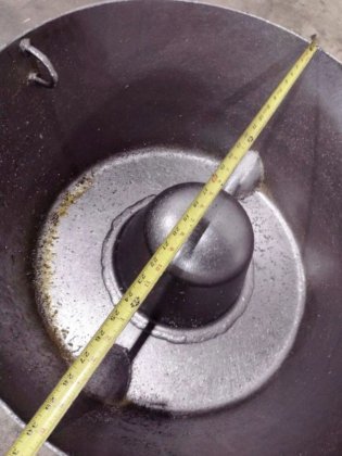 Chip-Spinner vom Trägertyp Barrett 1200-E.