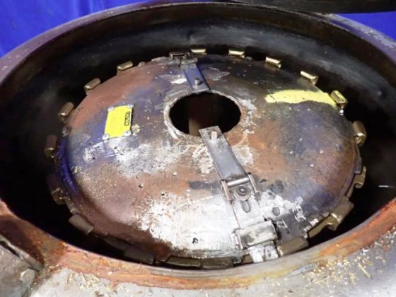 Barrett 402-E Späneschleuder.