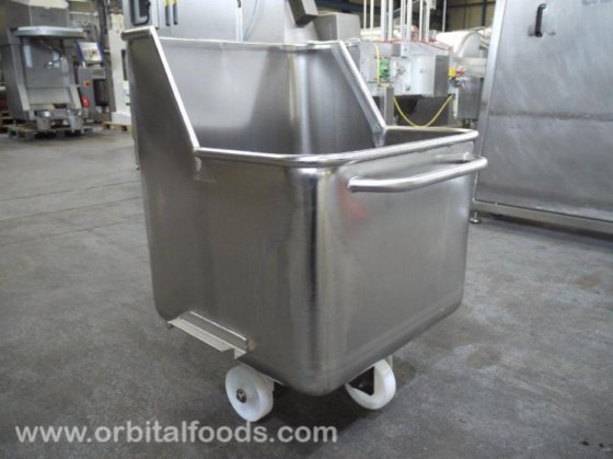 不锈钢漏斗式200升周转桶