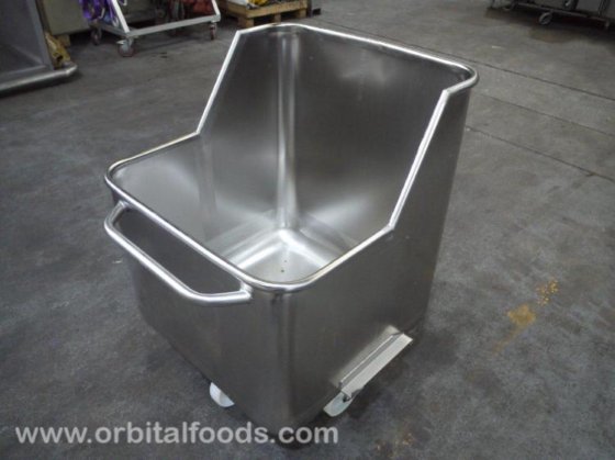 不锈钢漏斗式200升周转桶