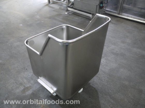 不锈钢漏斗式200升周转桶