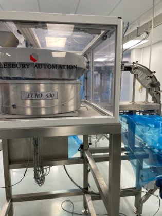 混合并包装粉末到桶和桶中的完整生产线