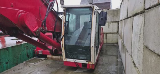 Fuchs 350 overslag kraan (