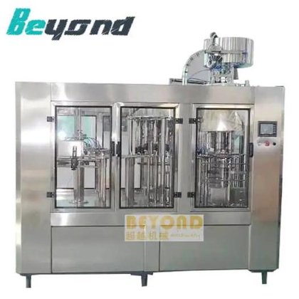 高品质玻璃果汁瓶灌装机（带果汁容器杀菌功能）热销中