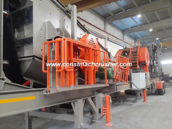 120-150 Tph 产能移动颚式破碎机