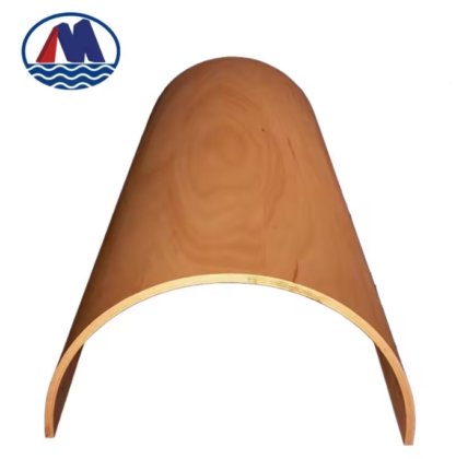 Stansen van gebogen multiplex voor