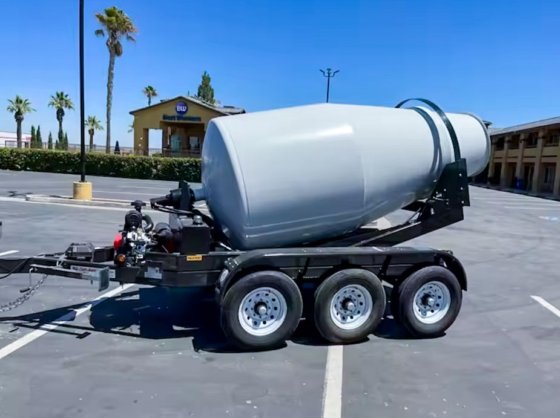 ManXing 1.5m³柴油机拖挂搅拌罐