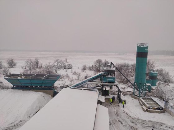 120立方米移动混凝土搅拌站