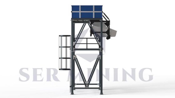 効率的な二次供給と製品積載のためのホッパーシステム