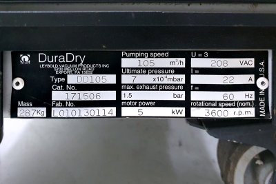 LEYBOLD，DuraDry105，干泵