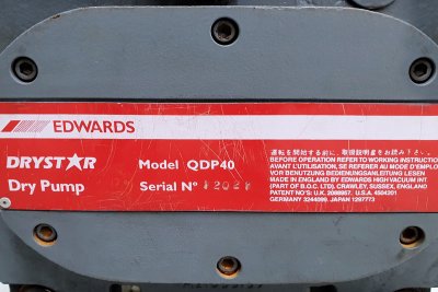 Edwards, QDP-40, 干泵