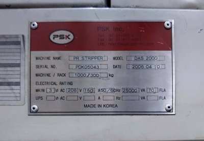 2014 PSK、DAS2000、ストリッパー