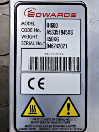 Edwards，IH-600，泵控制模块