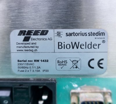 ザルトリウス・ステディム、バイオウェルダー、チューブ溶接機