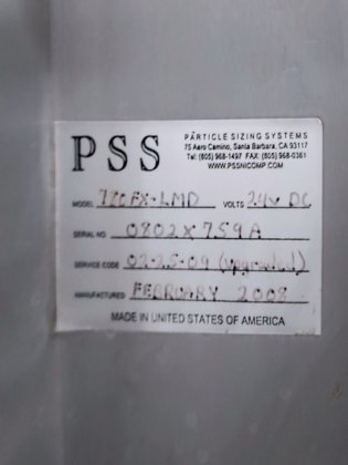 2008 PSS、Accusizer780FX、パーティクルカウンター