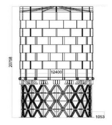 ボルト締めセメントサイロ