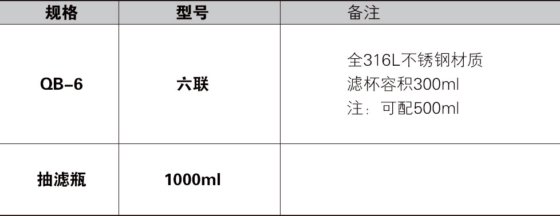 ZX 多联过滤器QB-6