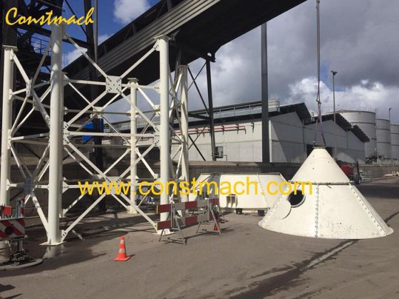 500 吨容量螺栓型水泥筒仓