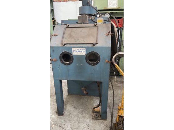 Sandblasting machine new tecnoblast product