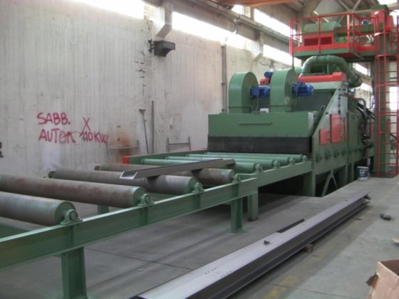 PROMECO roller blasting machine type