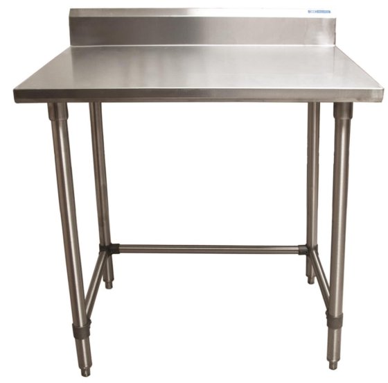 18 ga. S/S Work Table With Open Base 5