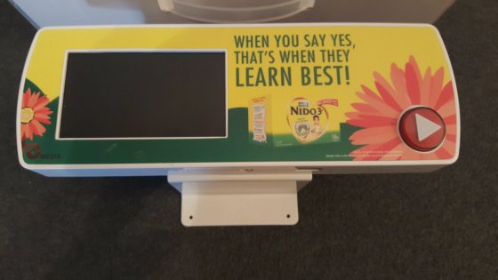 INTERACTIVE PUSH BUTTON MEDIA PLAYER