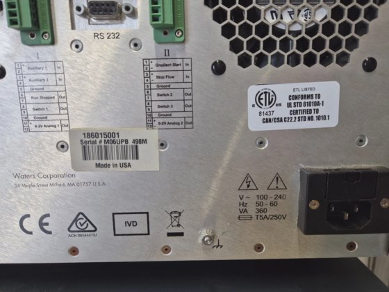 WATERS ACQUITY With SAMPLE MANAGER