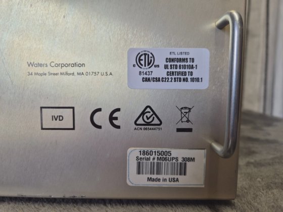 WATERS ACQUITY With SAMPLE MANAGER