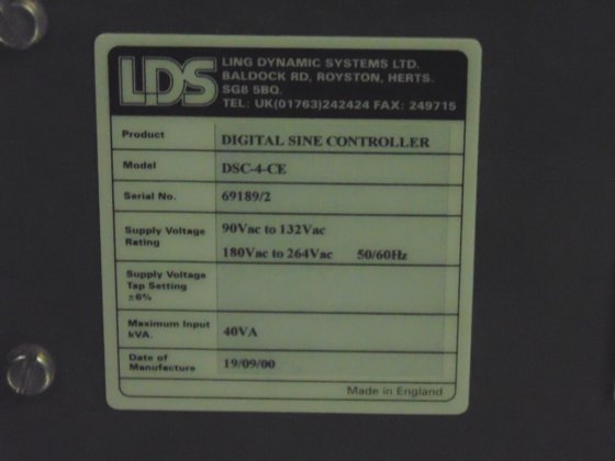 LING DYNAMIC SYSTEMS LDS DSC-4-CE