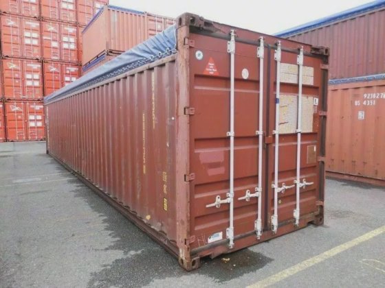 40`OT Open Top Container sea