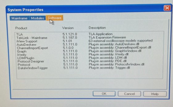 Tektronix TLA7012 Portable Logic Analyzer