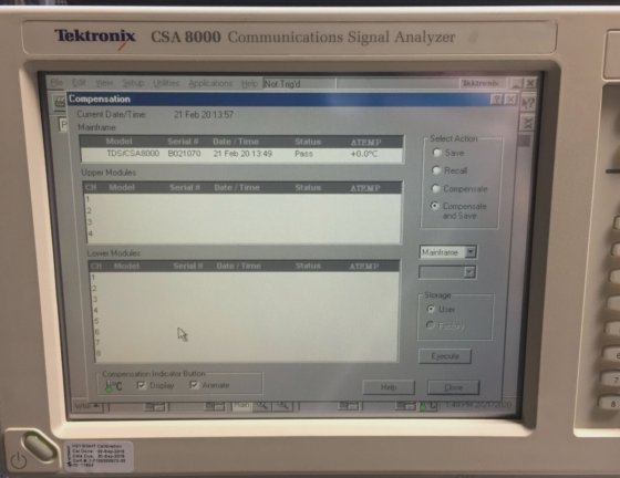 Tektronix CSA8000 Communications Signal Analyzer