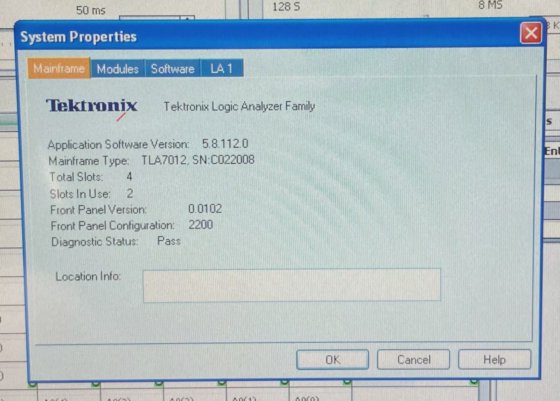 Tektronix TLA7012 Portable Logic Analyzer