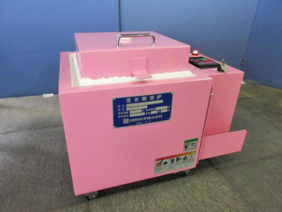 【中古品】日陶科学 小型電気陶芸釜（電気マッフル炉） STD-NU