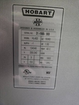 ホバート社 HL400