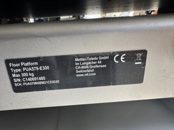 2021 メトラートレド社 【フロアースケール】PUA579-E300 【指示計】ICS429