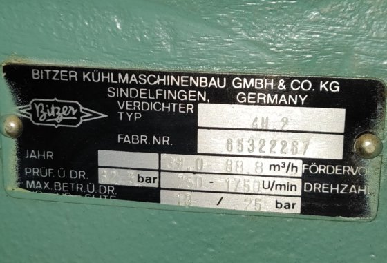 Bitzer 4H.2 (x2) Skid