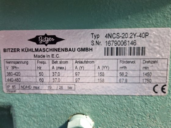 Bitzer 4NCS-20.2Y-40P
