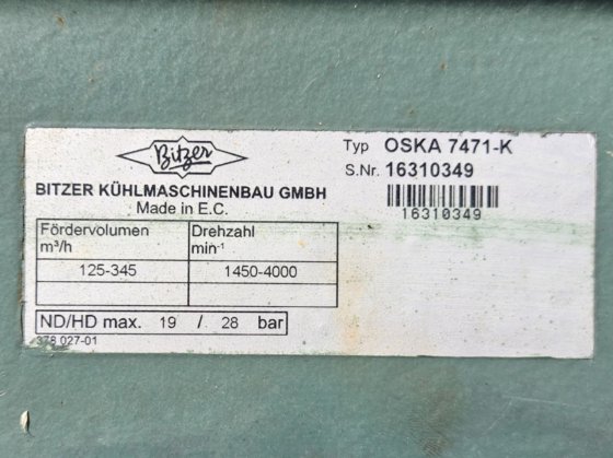 Bitzer OSKA 7471-K