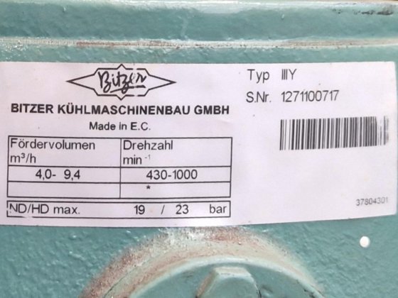 Bitzer IIIY 凝结器单元