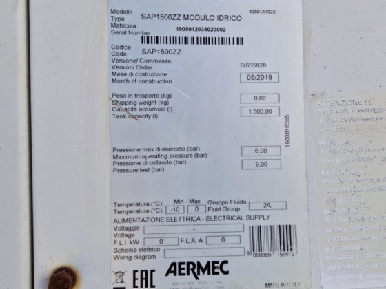Aermec SAP 1500 ZZ