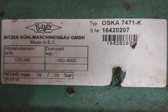 Bitzer OSKA 7471-K