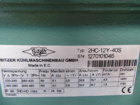 Bitzer 2HC 1.2Y 40S